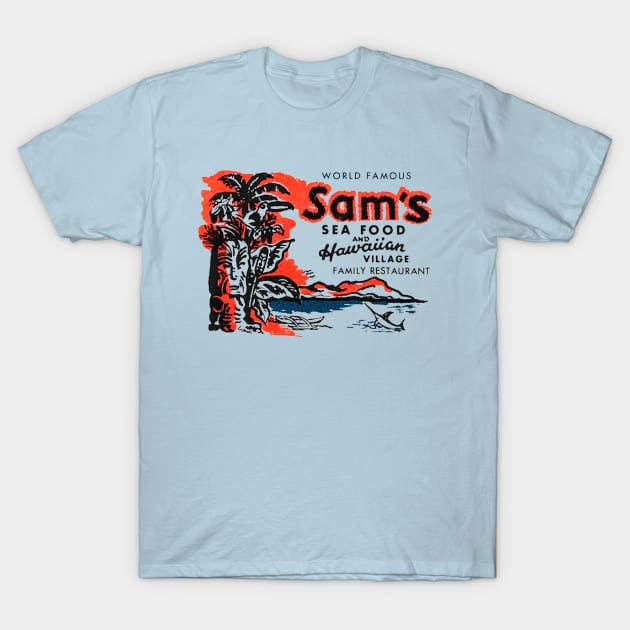 Sam's Seafood T-Shirt by MindsparkCreative